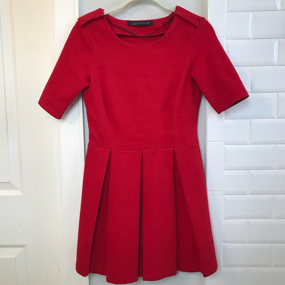 Stunning Zara Woman Red Dress